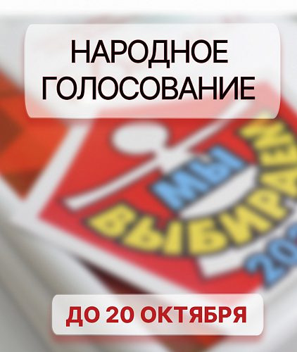 Народное голосование ежегодного городского конкурса «Мы выбираем, нас выбирают» Народное голосование ежегодного городского конкурса «Мы выбираем, нас выбирают»